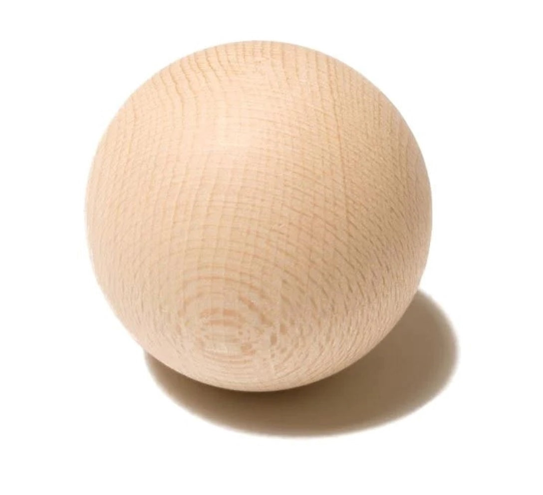 Wooden ball for hockey stick handling ice hockey ball / hockey ball wood 50mm